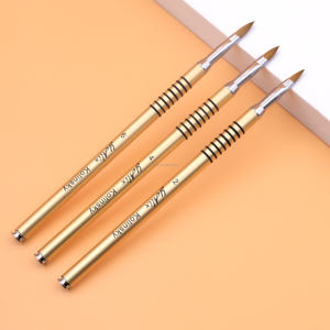 8 ब्लैक सर्किलों के साथ सोना, कोलिंस्की/नायलॉन बाल नाखून कला के लिए 3 डी नाखून कला के लिए 3 डी नाखून कला के लिए - Product Image 1