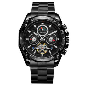 <span class=keywords><strong>Montre</strong></span> Forsining Tourbillon Mécanique <span class=keywords><strong>pour</strong></span> Hommes, Calendrier, Phase de Lune, Bracelet en Acier Inoxydable, <span class=keywords><strong>Montre</strong></span> de Soirée, Sportive, <span class=keywords><strong>pour</strong></span> Affaires - Product Image 3