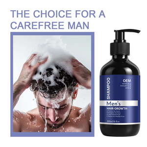 Champú Orgánico Oem para <span class=keywords><strong>Hombres</strong></span>, Cuidado Capilar Vegetariano, Champú Regenerador con <span class=keywords><strong>Biotina</strong></span>, Engrosador para la Reducción de la Caída del <span class=keywords><strong>Cabello</strong></span> y el Adelgazamiento del <span class=keywords><strong>Cabello</strong></span> - Product Image 6
