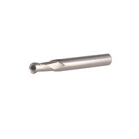 2F CNC outil boule nez fraise sans revêtement pour le fraisage de l'aluminium