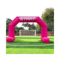 Porte d'arche de sport personnalisable Publicité Gonflables Arche carrée gonflable avec angle unique pour la promotion des sports et des événements