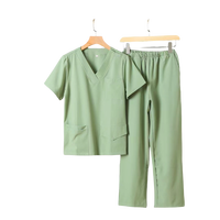 Costumes d'hôpital pour femmes de qualité supérieure de couleur bleue sur mesure en gros femme infirmière gommages médicaux gommage médical pour femmes