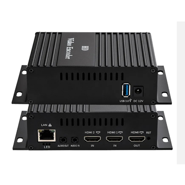 4k H264 Video Encoder HDI to IP Hls Transcoder IP Decoder Live Streaming H265 Encoder