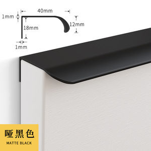 Concealed Zinc Modern Kitchen Dresser <b>Small</b> Black Gold Copper Satin Brass Gold Handles - Product Image 3