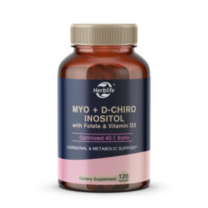 Cápsulas de Mioinositol y D-Chiroinositol OEM/ODM de Venta Caliente con Vitamina D3, Folato, Relación 40:1, Equilibrio Hormonal y Apoyo Ovárico - Product Image 1