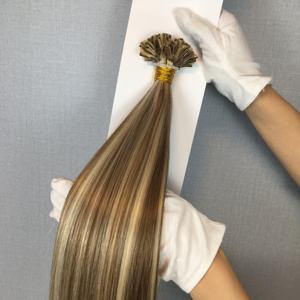 Extensiones de Cabello Humano 100% Remy con Queratina Italiana Pre-Adherida, Doble Trama, Punta en U, Venta al Por Mayor Dragonbeauty - Product Image 3