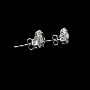 Pendientes de Jadeíta Birmana Natural de Grado A, Pendientes Ovalados de Jadeíta Birmana para Mujer, Regalo (Con Certificado NGTC) - Product Image 6
