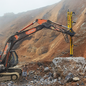 Moteur de foreuse de puits profond pour excavatrice sur chenilles hydraulique, diamètre de forage 200 mm, profondeur max. 70 m, pour exploitation minière en carrière ouvert - Product Image 5