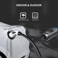 Nouveau chargeur de voiture électrique portable Khons Professional Service 32A 3 phases 22kW Type 2 IEC62196-2 IP65 étanche certifié CE