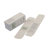 Emballage spécial texturé pliable de luxe de haute qualité avec insert produit de beauté cosmétique vernis à ongles huile papier kraft boîte à cartes