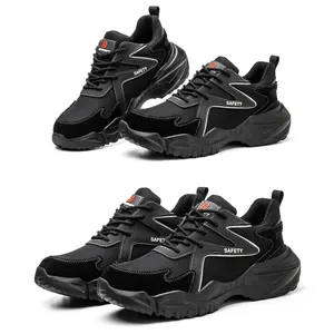 DEBONSAPT 2022 New Fashion Anti-Slippery Anti Puncture Protective Lightweight Safety Jogger Shoes For Men Safety Shoes