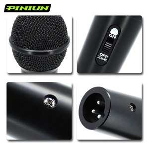 Microphone dynamique PINIUN <span class=keywords><strong>TikTok</strong></span> News, son clair, portable, karaoké familial, micro professionnel portable 101XLR - Product Image 6