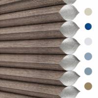 [Uniquement Tissu] Excellent Rapport Qualité-Prix ODM OEM Tissu Personnalisé pour Stores Plissés Verticaux Occultants Nid d'Abeille pour Fenêtre