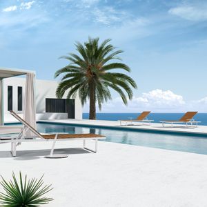 Meubles <span class=keywords><strong>de</strong></span> <span class=keywords><strong>jardin</strong></span> Chaise longue d'extérieur en aluminium Chaise longue pour hôtel Beach Villa - Product Image 5