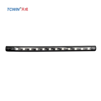 TCWIN 2025 Kit lampu Strip LED suasana mobil RGB trendi USB konektivitas DC 5V Aksesori Mobil PC responsif musik