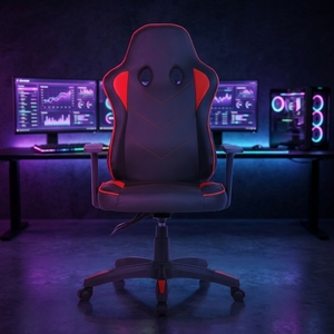 Silla de Juego de Cuero Estilo Racing con Logotipo Personalizado, Silla Giratoria para Oficina y Computadora con Elevación para Reuniones y Recepción - Product Image 5