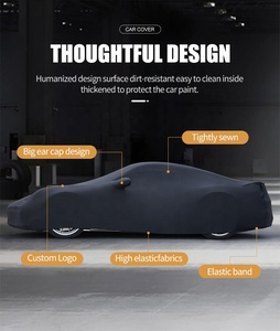 Custom Polyester Car <span class=keywords><strong>Cover</strong></span> <span class=keywords><strong>Waterproof</strong></span> e Sun Protection Full Auto Cobertura para Uso Indoor e Outdoor Windproof Dustproof - Product Image 5