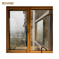 Livraison rapide Fenêtre en bois recouvert d'aluminium Design spécial Forme personnalisée Fenêtres en bois massif Écran magnétique fixe Salle de bain Insonorisée
