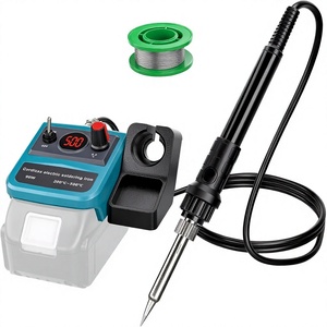 Station de soudage sans fil compatible avec les batteries Makita 18V LXT, dotée d'un <span class=keywords><strong>fer</strong></span> à <span class=keywords><strong>souder</strong></span> numérique LED de 90 <span class=keywords><strong>watts</strong></span> - Product Image 1