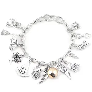 Golden Snitch Combinatie Harrys Potter Metalen Ketting Armband