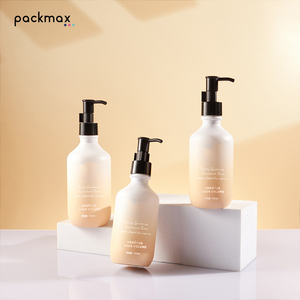 <b>200ml</b> 300ml Thickened Body Lotion <b>Bottle</b> with Pump - Frosted Gradient Shampoo Shower Gel Container Custom - Product Image 5