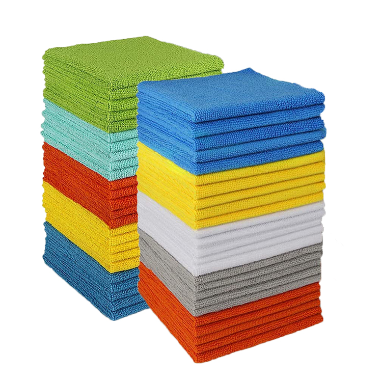 50 Pack Assorted Multi Color Reusable And Lint-free Microfiber Rag ...