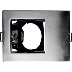 PROMETHEUS 1xGU10 L.12xAn.9xAl.0,2cm Niquel Empotrable Downlight 4000K Blanco cálido CCT 12W Potencia para oficina en casa IP44 SAA Certificado - Product Image 1