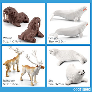Venta al por mayor de juguetes de plástico zoológico animal salvaje modelo conjuntos de PVC mini juguetes personalizados para la venta - Product Image 3