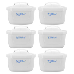 Ama zon personnaliser sans BPA clairement filtré filtre à eau pichet compatible bri ta <span class=keywords><strong>maxtra</strong></span> pichet cartouche filtrante de remplacement - Product Image 1