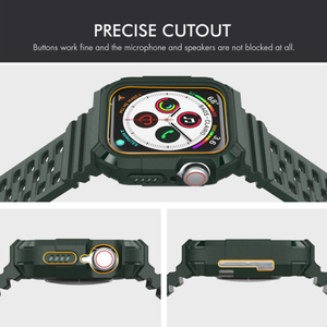 Correa de repuesto para <span class=keywords><strong>Apple</strong></span> <span class=keywords><strong>Watch</strong></span>, Color TPU, Compatible con iWatch, 42mm, 44mm, marco protector - Product Image 3