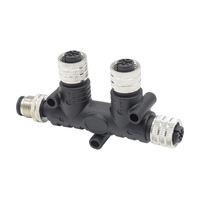 Connecteur réseau multi-ports YIYIDEA NMEA 2000 à 6 voies, connecteur circulaire étanche IP67 N2K, câble micro/drop 5 broches