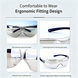 Gafas <span class=keywords><strong>3M</strong></span> a Prueba de Viento, Polvo y Arena para Ciclismo, Gafas de Protección Laboral a Prueba de Impactos para Seguridad en Laboratorios - Product Image 5