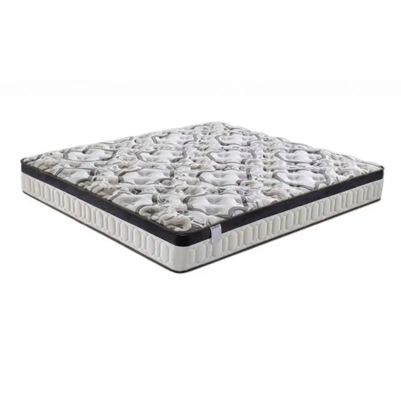 Colchón de espuma viscoelástica de gel híbrido con resorte de bolsillo, marca enrollada en caja, tamaño Queen, precio barato, rollo de cama King 3Ft 4Ft 6 5Ft 6Ft