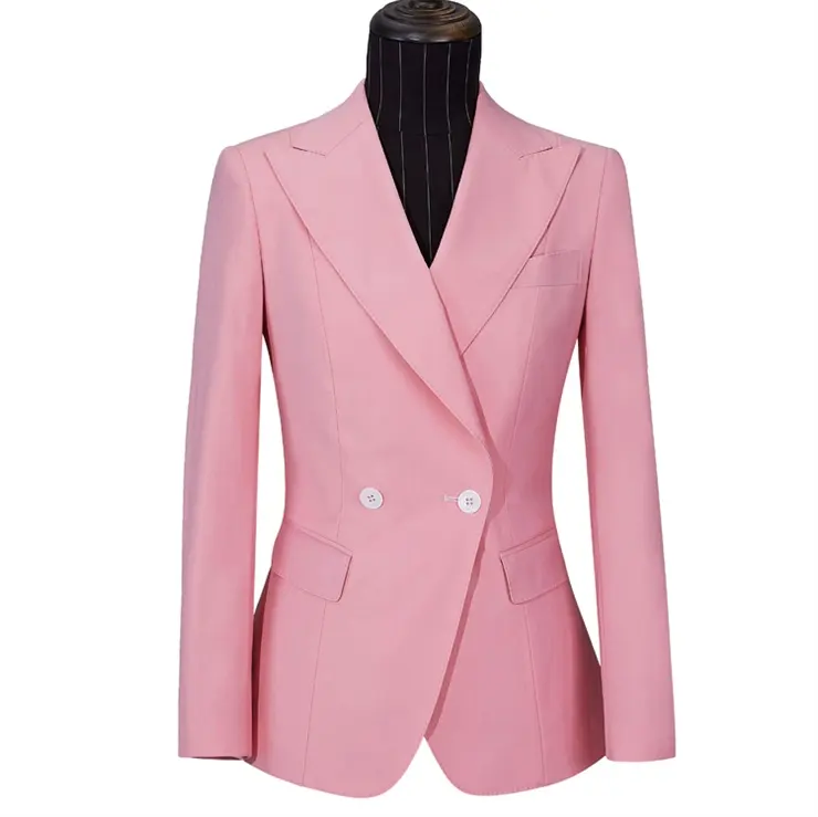 Clothing Manufacturers Womens Suit 2pcs Blazer Pants Women Clothes Formal Business Office Career Tuxedo Suit Blazer For Women