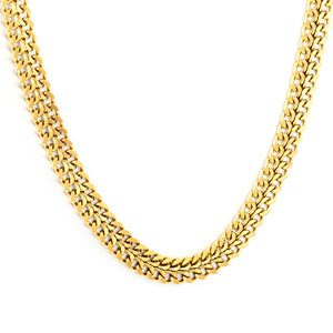 Collier unisexe en acier inoxydable style européen et américain, chaîne de clavicule métallique simple et minimaliste, cadeau, bijoux de mode - Product Image 3