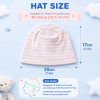 Gorro de Bebé Anti-Radiación de Fibra de Plata Personalizado al por Mayor, Suave y Amigable con la Piel, Protección EMF