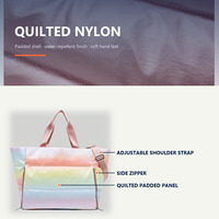 Sac de sport en nylon résistant à l'eau avec séparation humide/sec, sac de voyage/yoga pour hommes et femmes, vente en gros