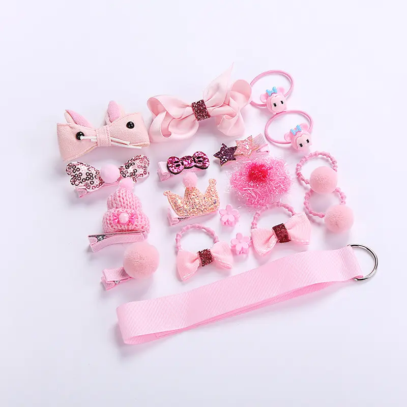 Singaye — ensemble bandeau de cheveux rose pour bébés filles, 18 pièces, nouveau Design, idéal comme cadeau 2021