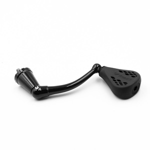 Poignée de moulinet de pêche QY 66mm TPE noire pour Slammer Spinfisher 2500-4500 - Product Image 1