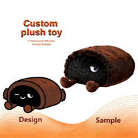 Peluche personnalisée Créez votre Respectueux de la peau Promotion de Noël mignonne Citrouille jouets en peluche personnalisés