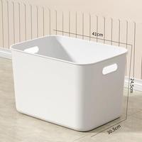 Boîte de rangement rectangulaire en plastique PP haute capacité, écologique et durable, avec couvercle, pour cuisine et placards, idéale pour les collations et articles divers - Offre Spéciale
