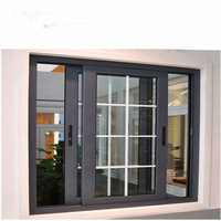 Fenêtres et portes en aluminium pour maisons, grand puits de lumière coulissant avec verre blindé, auvent en aluminium, fenêtre à double vitrage