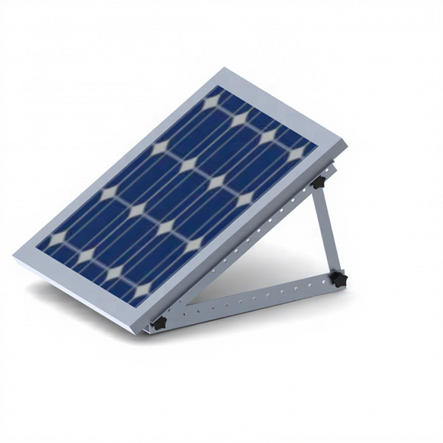 YZ Adjustable Aluminum Anodized Triangle Solar Panel Bracket Open Field Roof Mounting Racking Structure Quick System