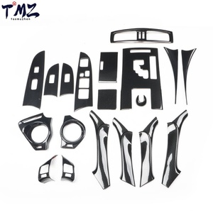 Setir Plastik RHD Modifikasi Pola Serat Karbon Panel Navigasi Hitam Interior Mobil untuk Lexus IS250 IS300 2006-2011 - Product Image 2