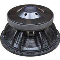 Haut-parleur PA 1800W AES avec woofer à aimant ferrite de 18 pouces, bobine mobile de 5,5 pouces, 102dB SPL, 34Hz FS, pour système audio de fête en extérieur, unité de haut-parleur OEM