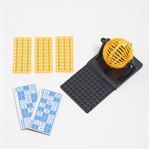 Jaula de Bingo de Plástico con Manivela, 12 Tarjetas, Juego de Mesa para Fiestas, Máquina de Sorteo de la Suerte para Niños (4-6 Años), Desarrolla la Inteligencia - Product Image 3