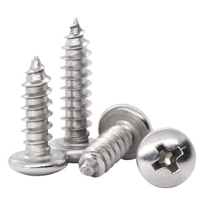 Tornillos autorroscantes de cabeza redonda de acero inoxidable 304 M1 M3 M4 M5 M8 para madera, grado métrico 8 - Product Image 1