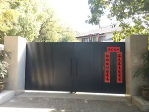 ประตูสวนอลูมิเนียมสไตล์สวิงพร้อมรูปแบบการเปิดอัตโนมัติสำหรับคุณสมบัติวิลล่าที่มีสไตล์และการออกแบบบ้าน - Product Image 4