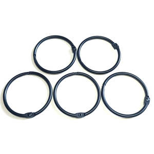 ห่วงโลหะแบบแยกส่วนสำหรับเข้าเล่มหนังสือแบบสั่งทำขายส่ง สำหรับทำสมุด DIY แฟลชการ์ด บัตรดัชนี อัลบั้มรูปภาพ - Product Image 3