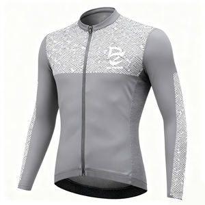 Maillots de cyclisme unisexes personnalisés OEM de qualité supérieure, à séchage rapide, légers, avec logo imprimé, sans couture, respirants, anti-UV - Product Image 1